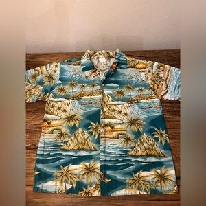 Vintage Aloha Republic Hawaiian Shirt - Made in Hawaii - Size L